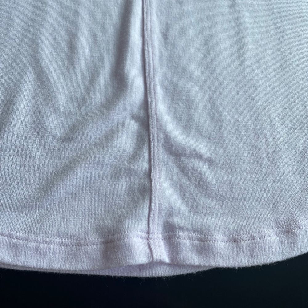 Athleta  pale pink CLOUDLIGHT STRATUS cap sleeve tee: SMALL - Picture 6 of 7